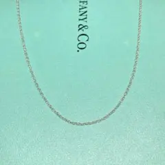 TIFFANY ティファニー SV925 純正チェーン 45cm ネックレス - メルカリ