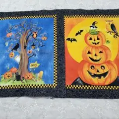 USAコットンはぎれ◇パネル生地2枚◇ハロウィン