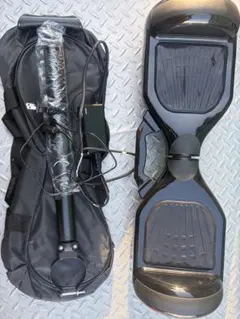 ☆バランススクーター☆ブラックレッド LEDライトBluetoothスピーカー