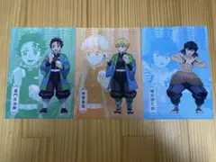 No.374【新品未使用】①ファミマ×鬼滅の刃 A4クリアファイル 3枚セット