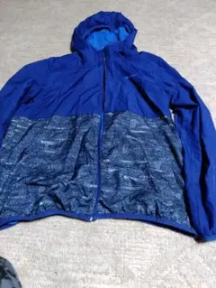 adidas neo ナイロンジャケット OT 青