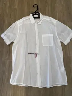 【クリーニング済】スタイリスト厳選 H&M 半袖シャツ 白 ボタンダウン S〜M