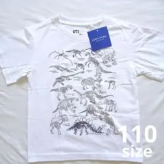 JASON POLAN 恐竜 骨格 Tシャツ 110サイズ ユニクロ UT 半袖