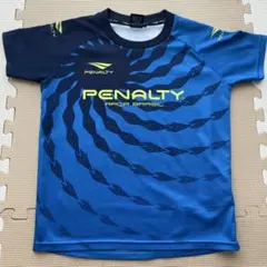 PENALTY サッカーウェア 蛍光イエロー/ネイビー セット上下セット 130