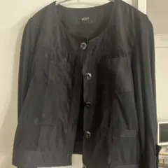 期間限定！VICKY ノーカラージャケット ブラック