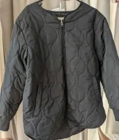 ouchi to osoto キルティング　ブルゾン　コート　ブラック　黒