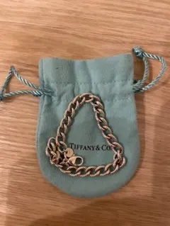 オールドティファニー　ツイストロープチェーンブレスレット