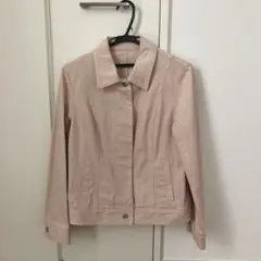 ノーカラージャケット デニムジャケット
