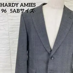 高級HARDY AMIESウール テーラードジャケット チャコールグレー AB5のサムネイル