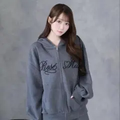 RoseMuse Chemical washed hoodie ネイビー - メルカリ