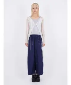 新品☆【パメオポーズ】タグ付き 未使用 シアー ストライプ ドレス ワンピース