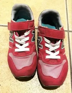 【美品】　ニューバランス　シューズ　靴　19.5cm ピンク　キッズ　スニーカー