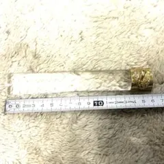 子(ねずみ)金メッキクリスタル文鎮 H約2.5cm ×W約16cm 干支 十二支
