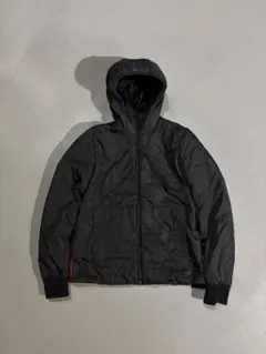 00s PRADA SPORT nylon zip hoodie black