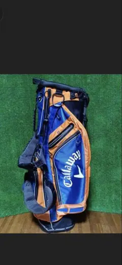 Callaway キャディバッグ スタンド式 ブルー×オレンジ