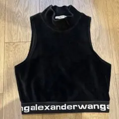 alexanderwang トップス　ベロア タンクトップ クロップドのサムネイル