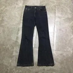 non-hedge フレアデニムパンツ　ブーツカット　インディゴ 　y2kのサムネイル