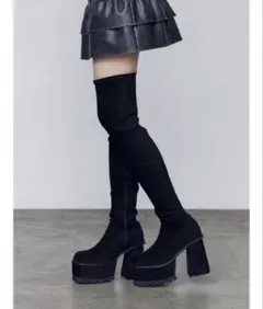 EMODA スクエアフィットロングブーツ