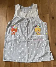 保育士　ルルロロ　くまのがっこう　エプロン