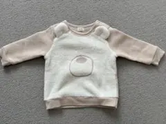 クマ耳付きトレーナー 70-80cm