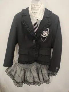 JENNI 女の子 卒園・入学式用スーツ４点セット上120 下110