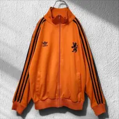 希少☆adidas オランダ代表 トラックジャケット オレンジ 3ライン Y2Kのサムネイル