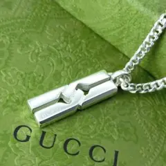 【美品】グッチ　ノットインフィニティ　ネックレス　925 社外喜平チェーン GUCCI - GUCCI ノットインフィニティ ネックレス シルバー925の通販 by