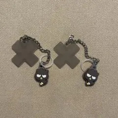 サンリオ　ばつ丸くん　ダブルチャームグミ　キーホルダー