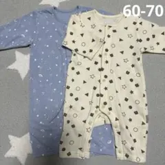 西松屋　ロンパース　60-70 2枚セット