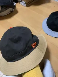 NEW ERA バケットハット ブラック/ベージュ L/XL