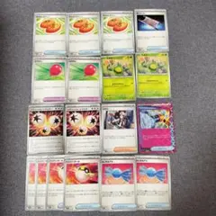 ポケモンカード トレーナー・エネルギーセット18枚なかよしポフィン