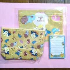 【新品非売品】ポケモン イエローポーチとメモ帳などのセット