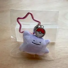 新品未使用 ポケモン カバー付き リールキーホルダー メタモン カラビナ
