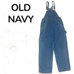 【一点物】OLD NAVY オーバーオール ブルー 古着 オールドネイビーのサムネイル
