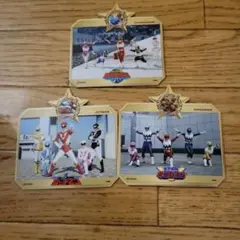 スーパー戦隊レストラン　コースター　ギンガマン ジェットマン　チェンジマン