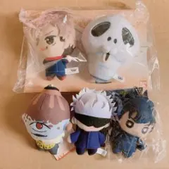 呪術廻戦/虎杖悠仁.コガネ.五条悟.伏黒恵ぬいぐるみセット(応募者全員サービス)