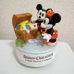 ミッキー＆ミニマウス オルゴール　星に願いを　昭和レトロ