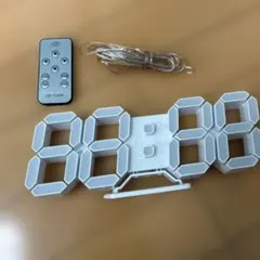 LEDデジタル時計 リモコン付き