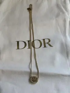 Dior ゴールドチェーンネックレス　CD Christian Dior