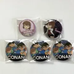 名探偵コナン　灰原哀　缶バッジ　5個セット
