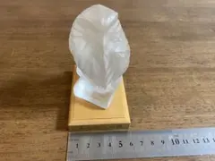 宮沢賢治記念館　クリスタルガラスフクロウ置物早い物勝ち