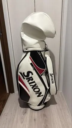 Srixon キャディバッグ ホワイト/ブラック/レッド