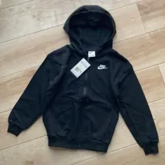 Nike ブラック ジップアップパーカー 130
