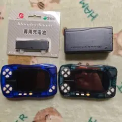 BANDAI スワンクリスタル クリアブルー クリアブラック ワンダースワンのサムネイル