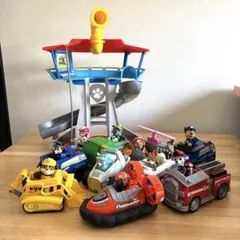 み*ー様 PAW Patrol パウパトロール 基地とビークル フィギュアセット