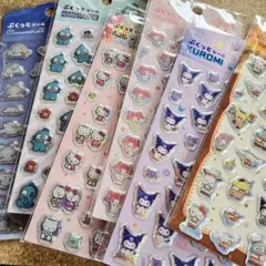 【新品未開封】サンリオ ぷくっとシール 6枚セット ダイソー キャンドゥ