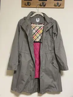 アーノルドパーマー　薄カーキトレンチコート インナー取り外し可、Mサイズ