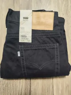 リーバイス 511 黒デニム W34 L32 スリムフィット 未使用 タグ付き