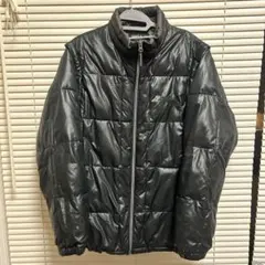 袖が外せる！FIRST DOWN 黒 ダウンジャケット