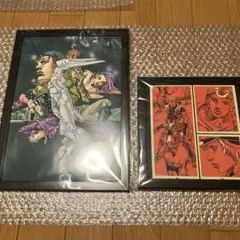 ジョジョの奇妙な冒険　額付きポスター　D4C ホットパンツ　2枚セット